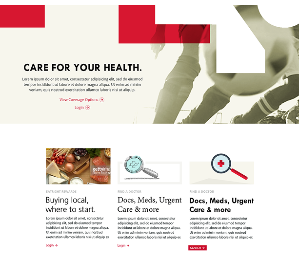 Prototype wireframe